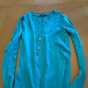 GAP Teal V-Neck Cardigan